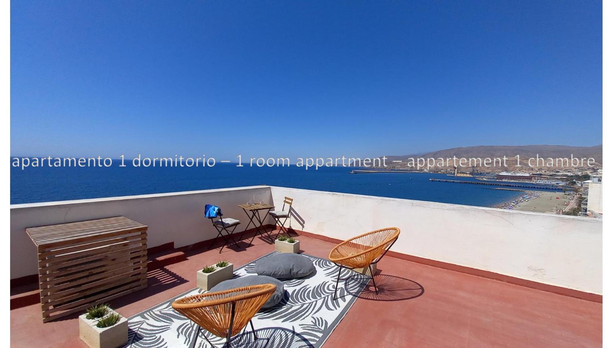 Increible Atico Con Vistas A La Bahia De Almería Exterior photo