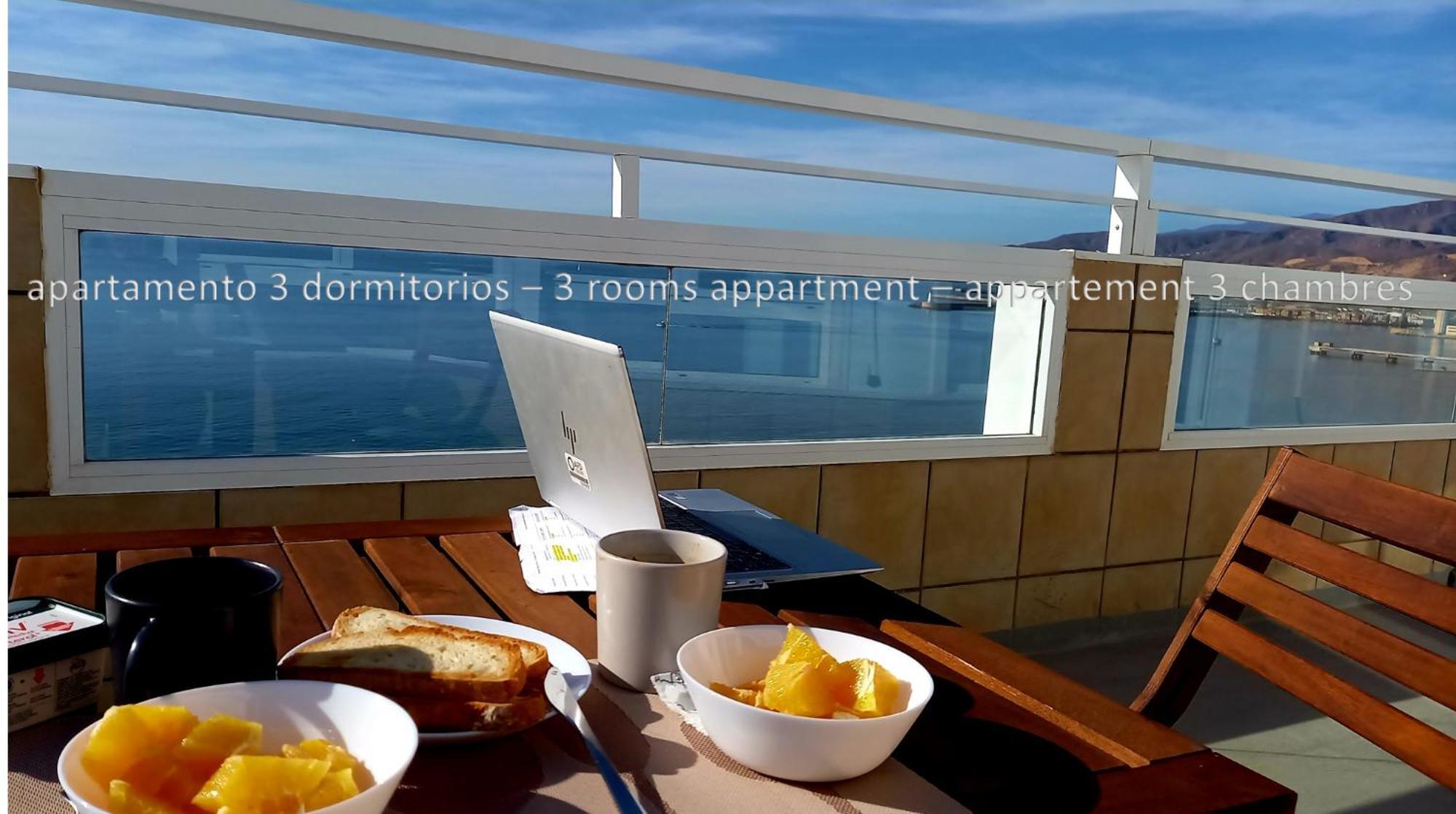 Increible Atico Con Vistas A La Bahia De Almería Exterior photo