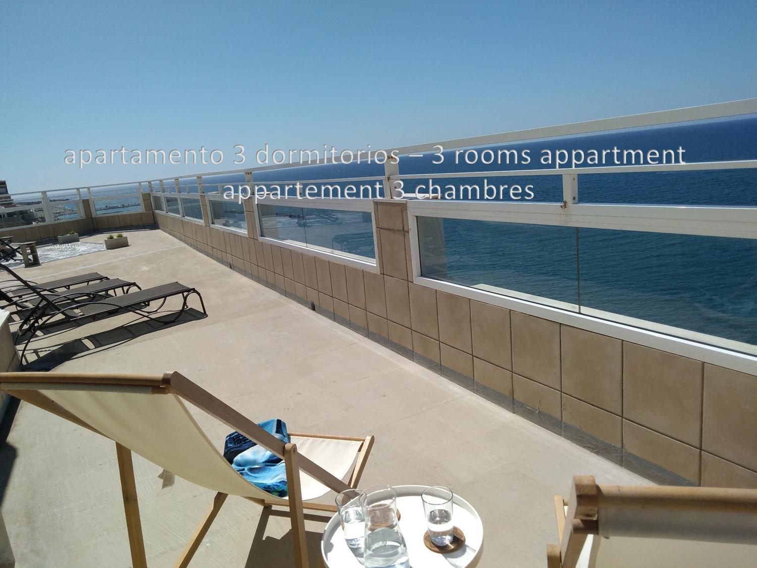 Increible Atico Con Vistas A La Bahia De Almería Exterior photo
