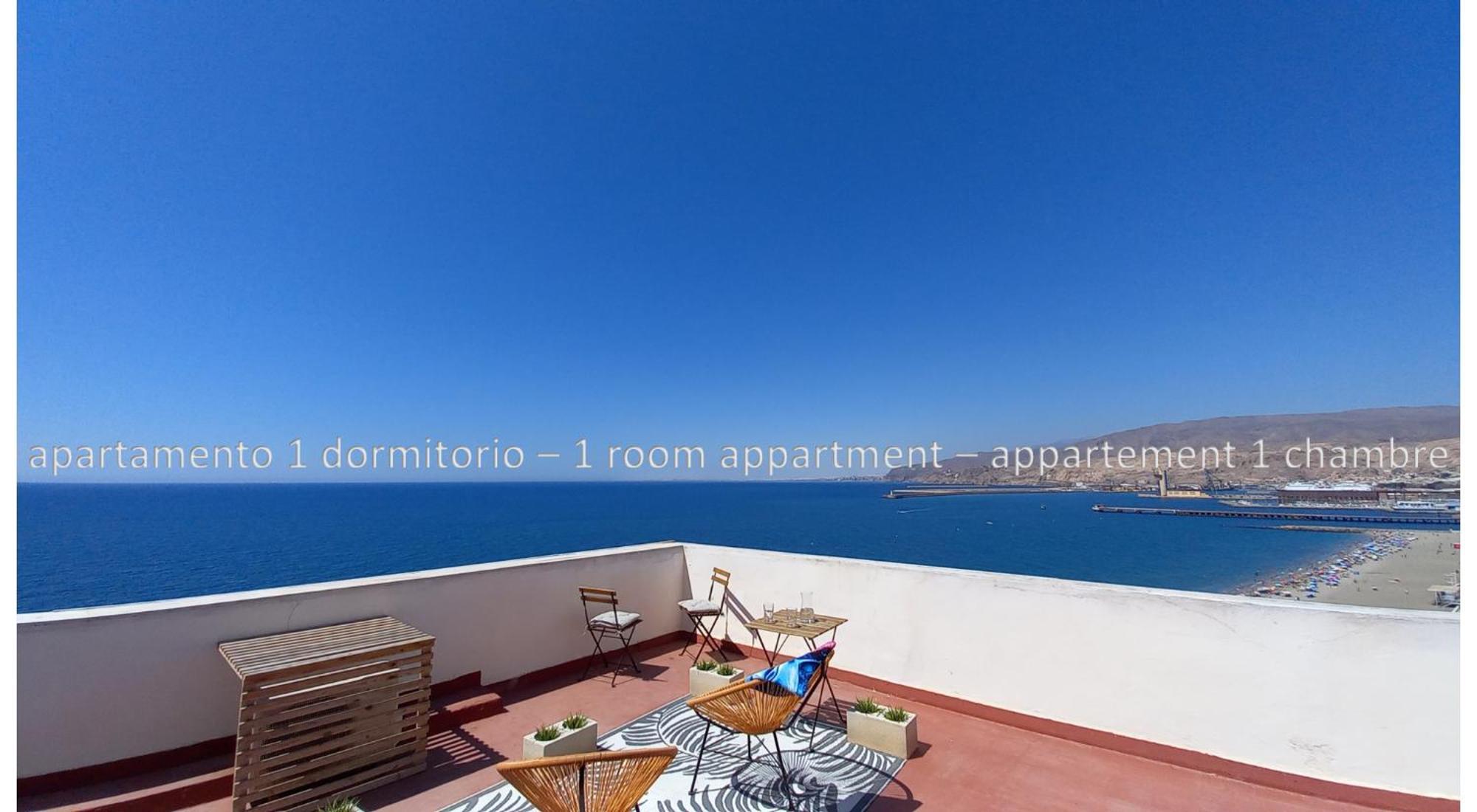 Increible Atico Con Vistas A La Bahia De Almería Exterior photo